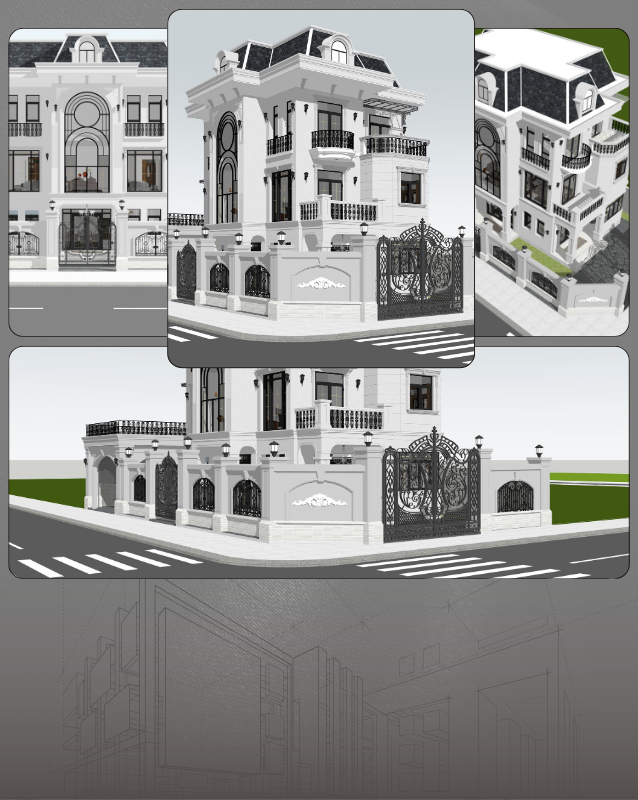 Dựng hình phối cảnh ngoại thất - nội thất